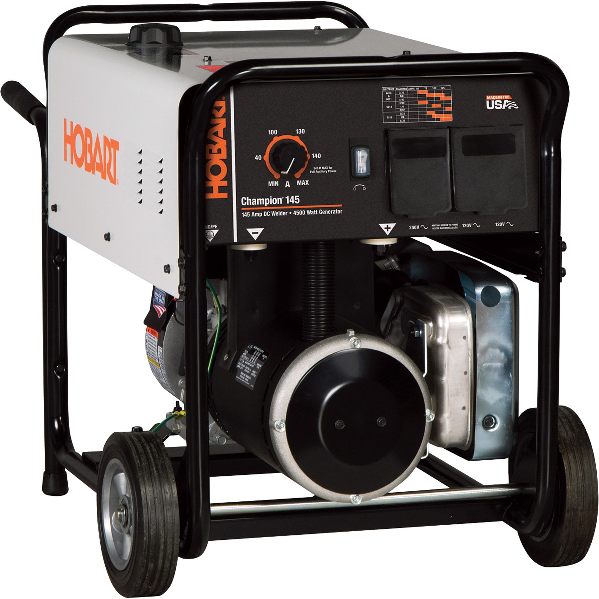 Please see replacement item# 44910. Hobart Champion 145 Welder/Generator — 145 Amp Output, 4500 Watts, Model# 500555